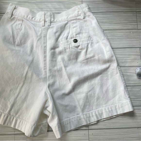 Liz Wear Vintage Classic High Waisted White Women's Shorts size 2 - Picture 5 of 6